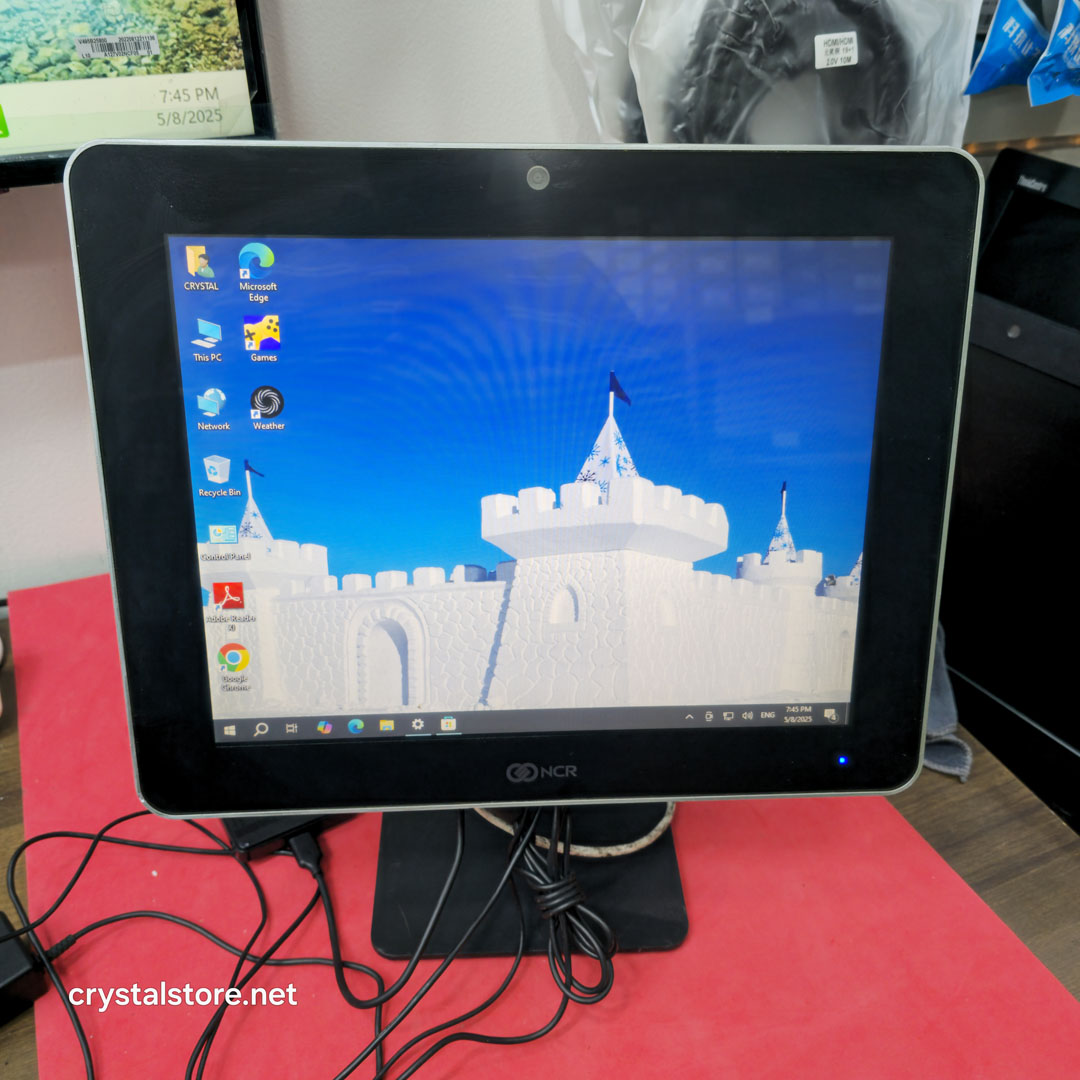 كمبيوتر نقطة بيع مستعمل ومجدد شاشة لمس 15 بوصة NCR CELERON, 8RAM