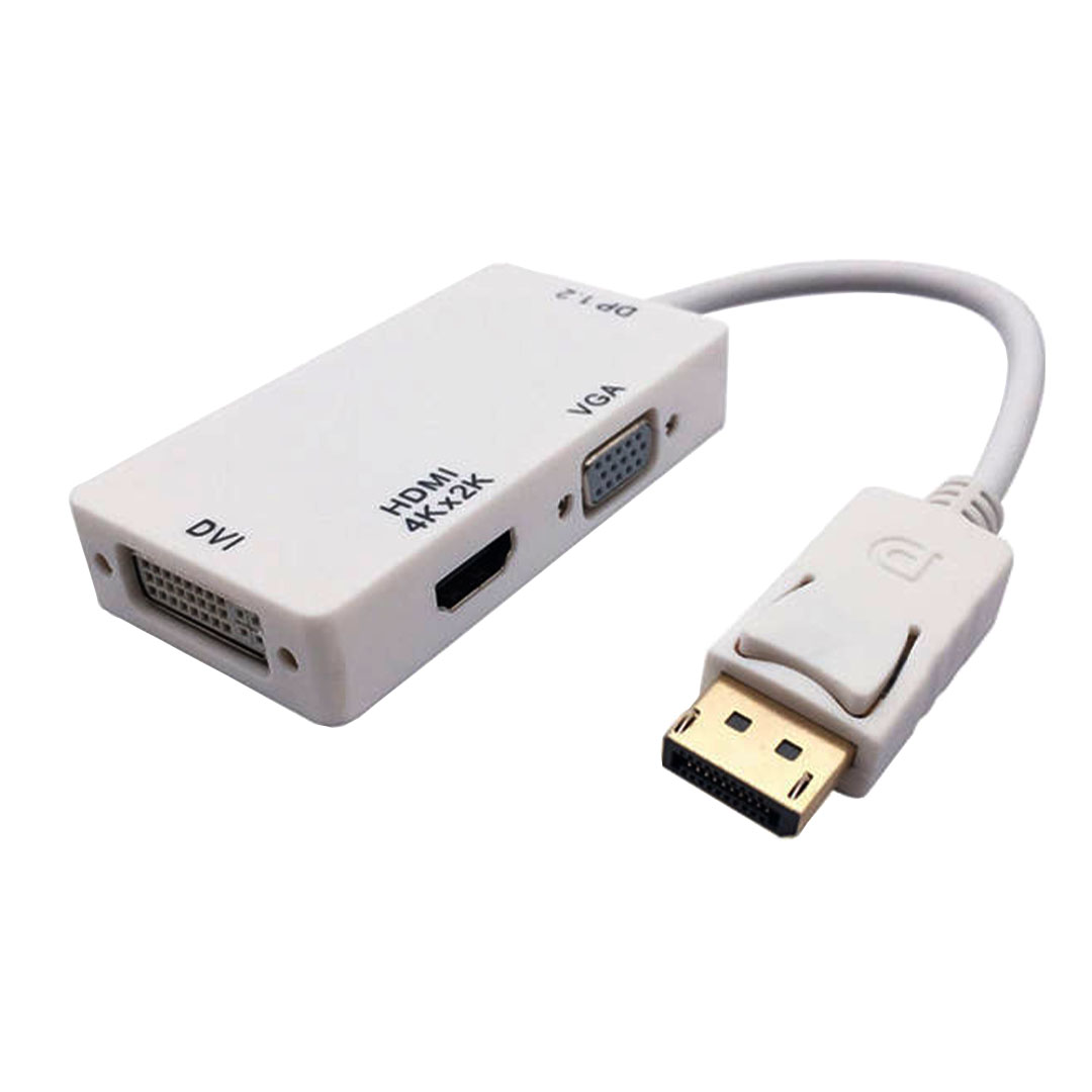 تحويلة من DP الى HDMI + VGA + DVI