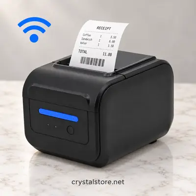 طابعة ايصالات وفواتير حرارية لا سلكية 80 مم USB + WIFI