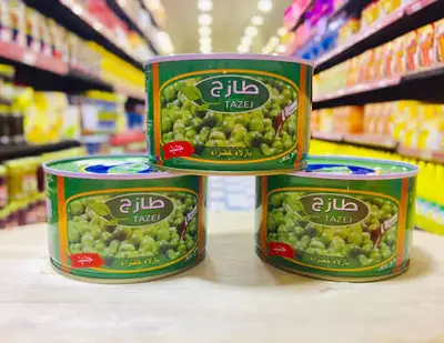 بةزالية طازج سادة 400غرام * 24 عدد