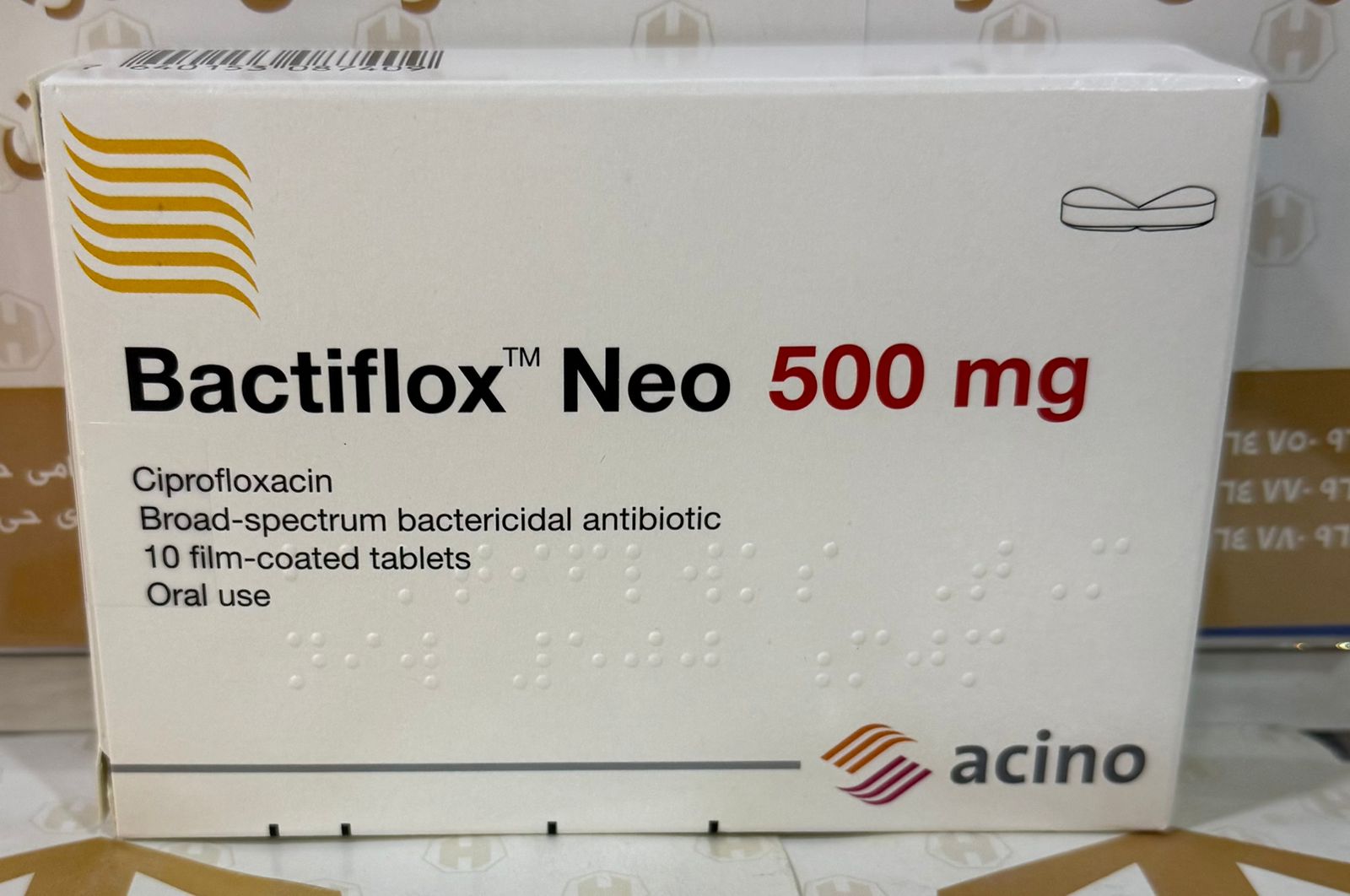 BACTIFLOX 500 MG TAB