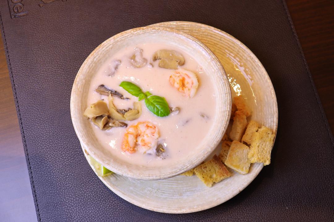 شوربة كريمة الجمبرى