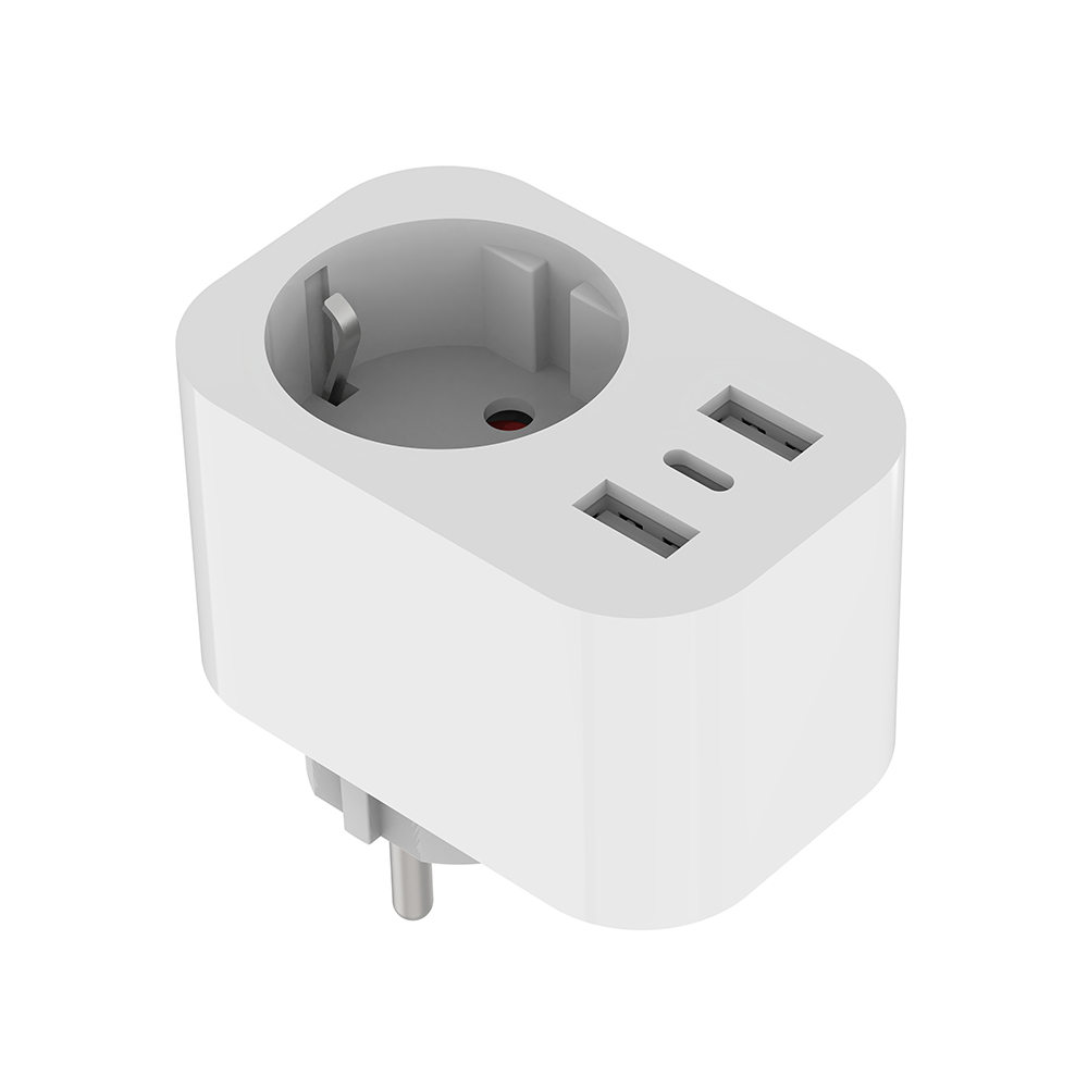 مقبس ذكي 16A مع USB و Type-C