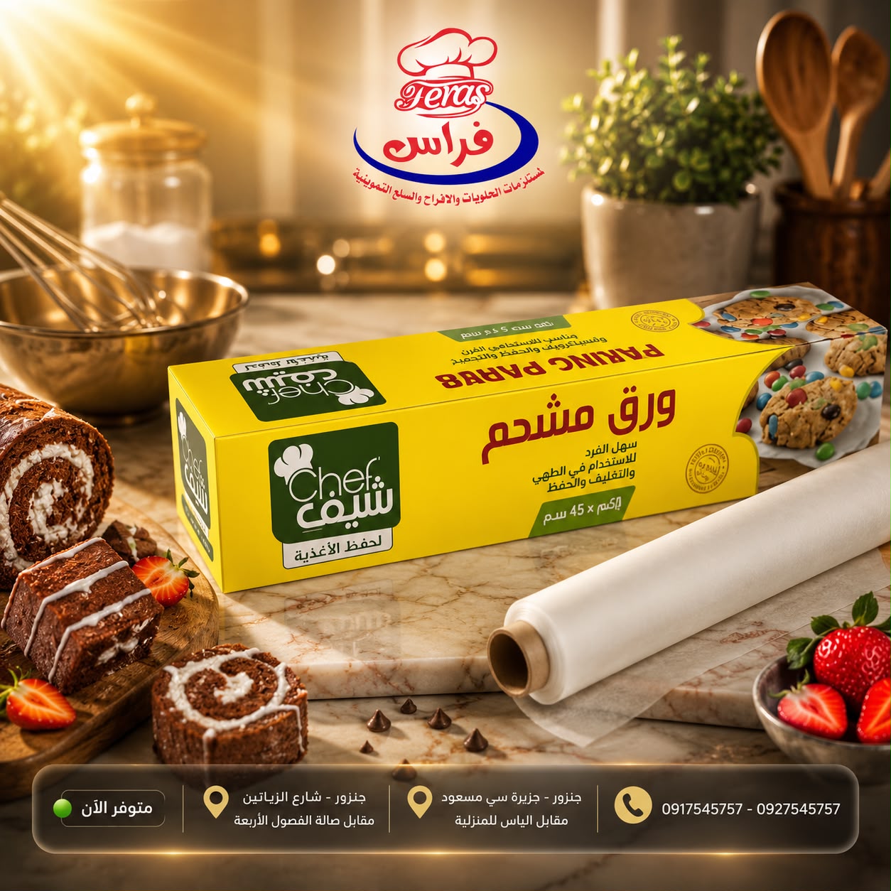 ورق مشحم 45*25
