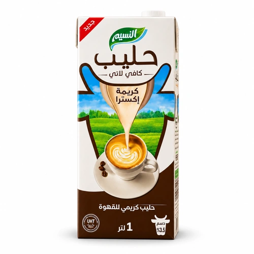 حليب باكو النسيم كافي لاتي 1لتر