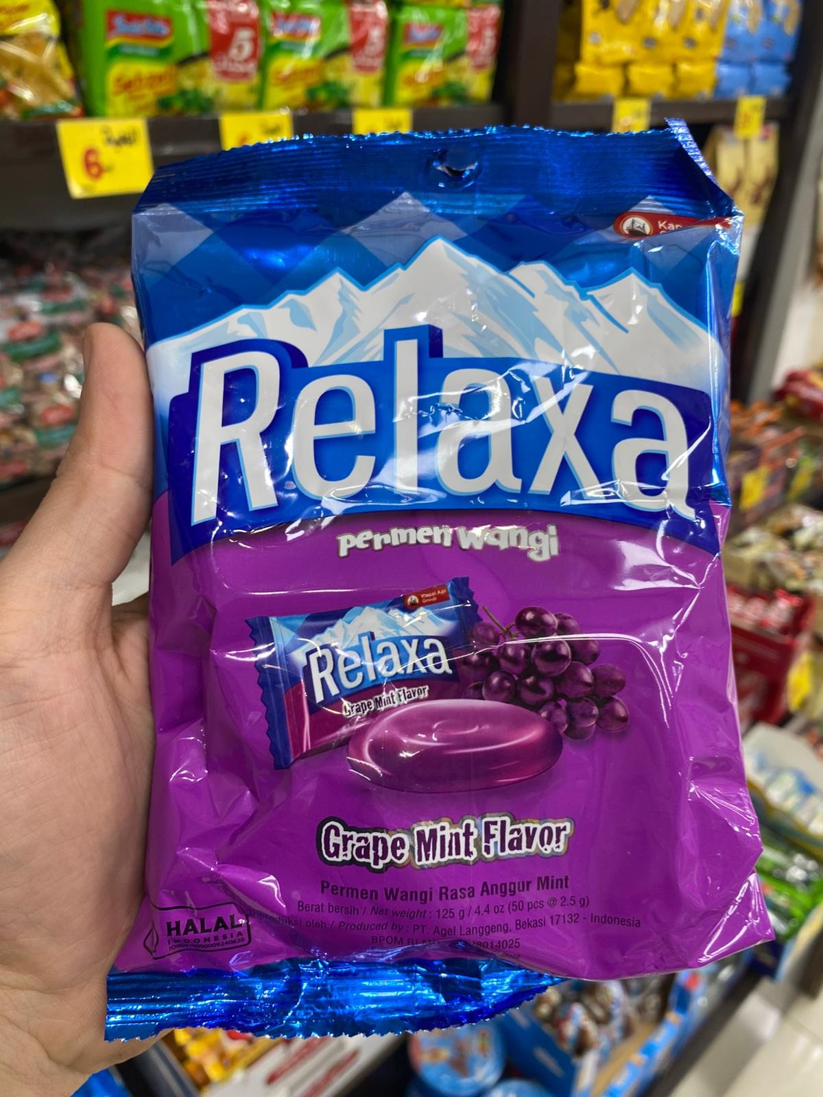 ريلاكس ملبس كرز ونعنع 125غم