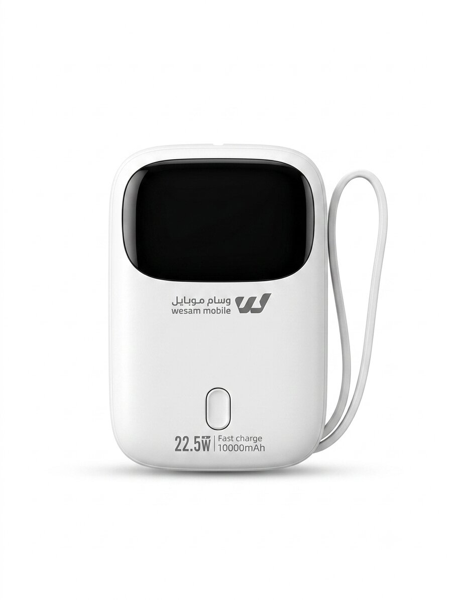 Wesam Mobile 10000mAh Power Bank 22.5W 20W PD