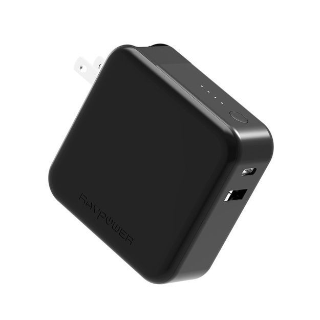 RAVPOWER 5000mAH 2-in-1 Wall Charger & Portable Charger