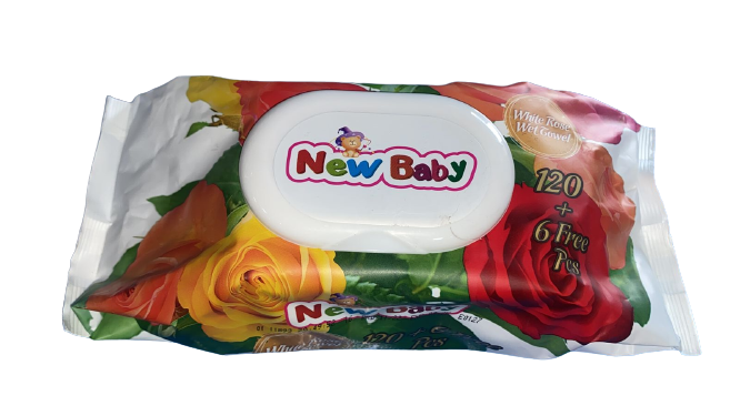 كلينس New Baby مرطب 120 عدد