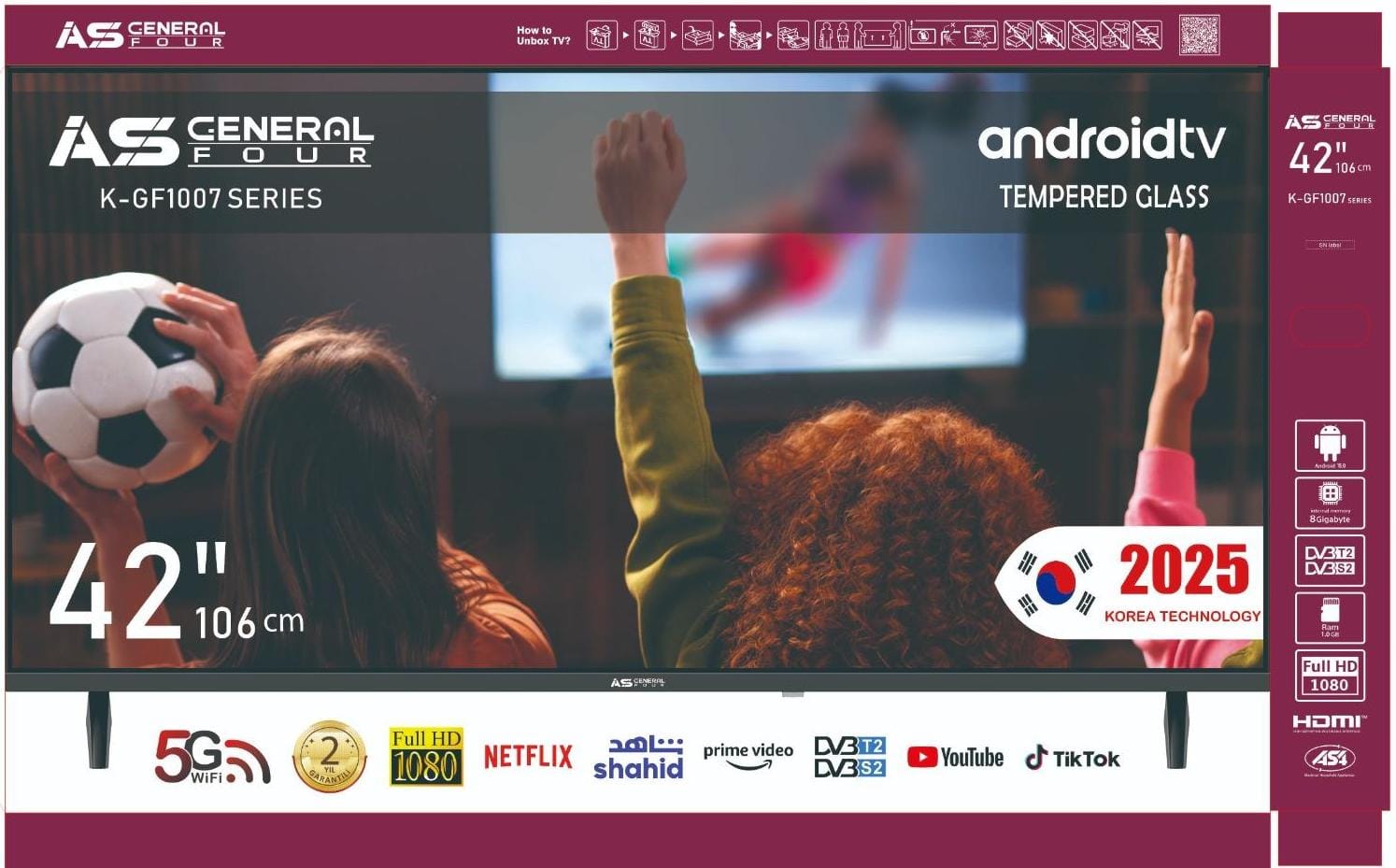 شاشة جنرال AS42 ضد الكسر