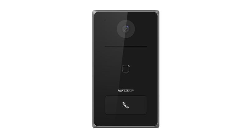 Villa door station 2 MP camera with IR supplement , One button calling design for easier calls,Built-in card reader module