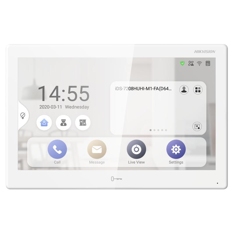 شاشة انتركم DS-KH9510-WTE1 10.1-inch colorful touch screen All-in-one Android Indoor Station