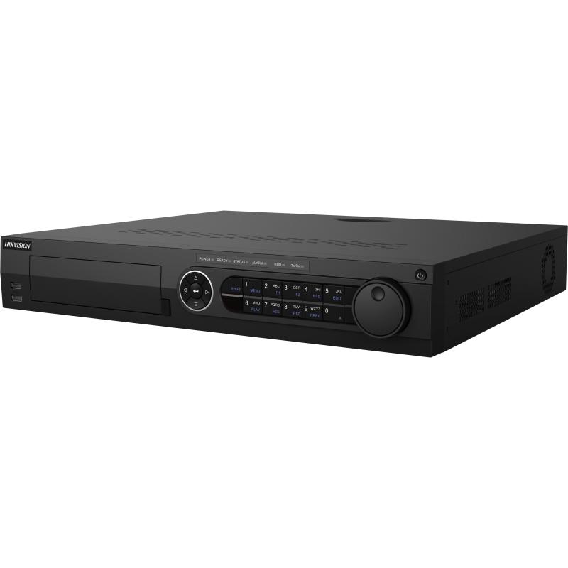 جهاز تسجيل رقمي 32 قناة بدقة 5 ميغا تصل إلي 8 ميغا يدعم 4 الأقراص الصلبة DVR 32CH Support H.265 Pro+/H.265 Pro/H.265 Max 48 IP cameras input (up to 8 MP) 4 HD