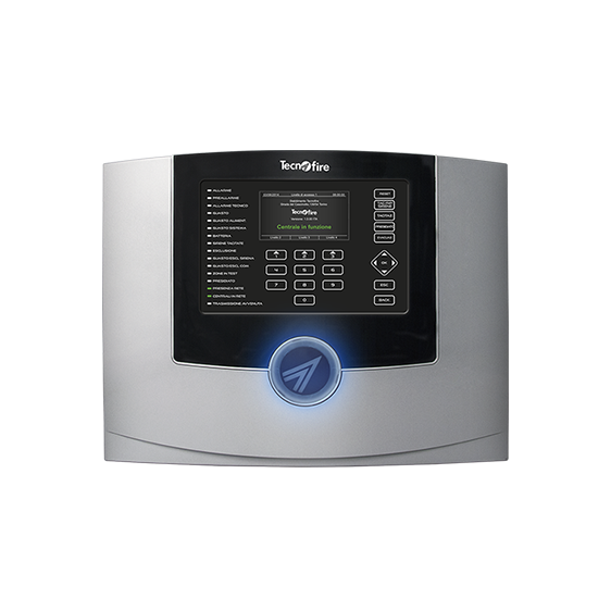 لوحة تحكم إنذار حريق عنونة (Addressable) حلقة واحدة (1 Loop Intelligent Fire Alarm Control Panel)