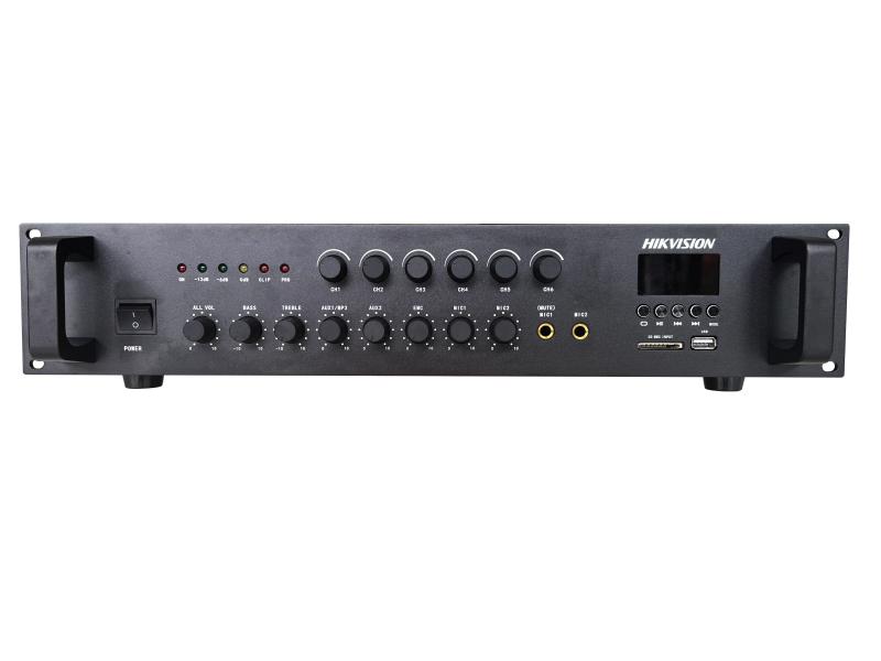 240W 6-Zone Analog Amplifier 240 W Audio inputSupport two-zone volume and content adjustment  EMC/MIC/AUX/Bluetooth/USB/SD Card