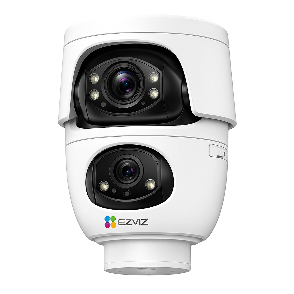 CS-C7 Dual 2K+ Resolution, Fixed Lens 2.8mm , PT Lens 6mm , Day& Night IR-cut filter with auto-switching,Digital WDR,Micro SD card up to 512