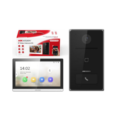 DS-KIS604-P IP IP video intercom kit for villa or house, only one call button With Card reader