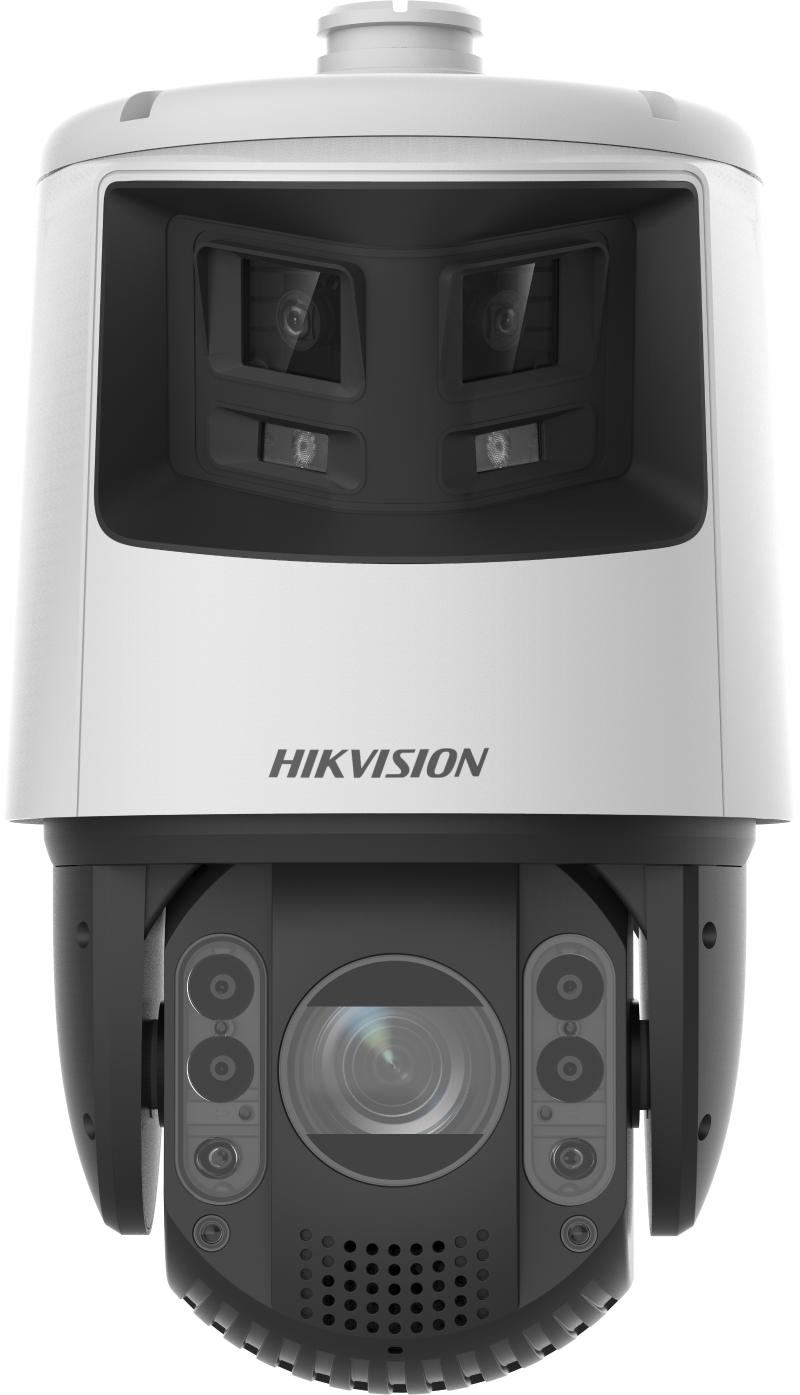 6MP panoramica +4MP 32X TandemVu Colorful&IR Network Speed Dome,up to 200m IR distance in PTZ channel and 30m white light in panoramic channel