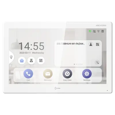 شاشة انتركم DS-KH9510-WTE1 10.1-inch colorful touch screen All-in-one Android Indoor Station