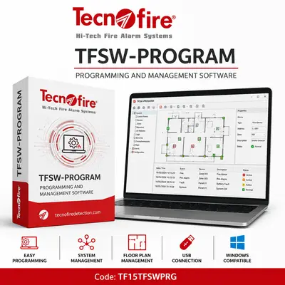 برنامج إدارة وبرمجة النظام TECNO FIRE