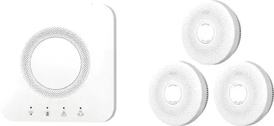 SMOKE ALARM KIT_433MHZ لوحة اندار حريق لاسلكية  (ks1)