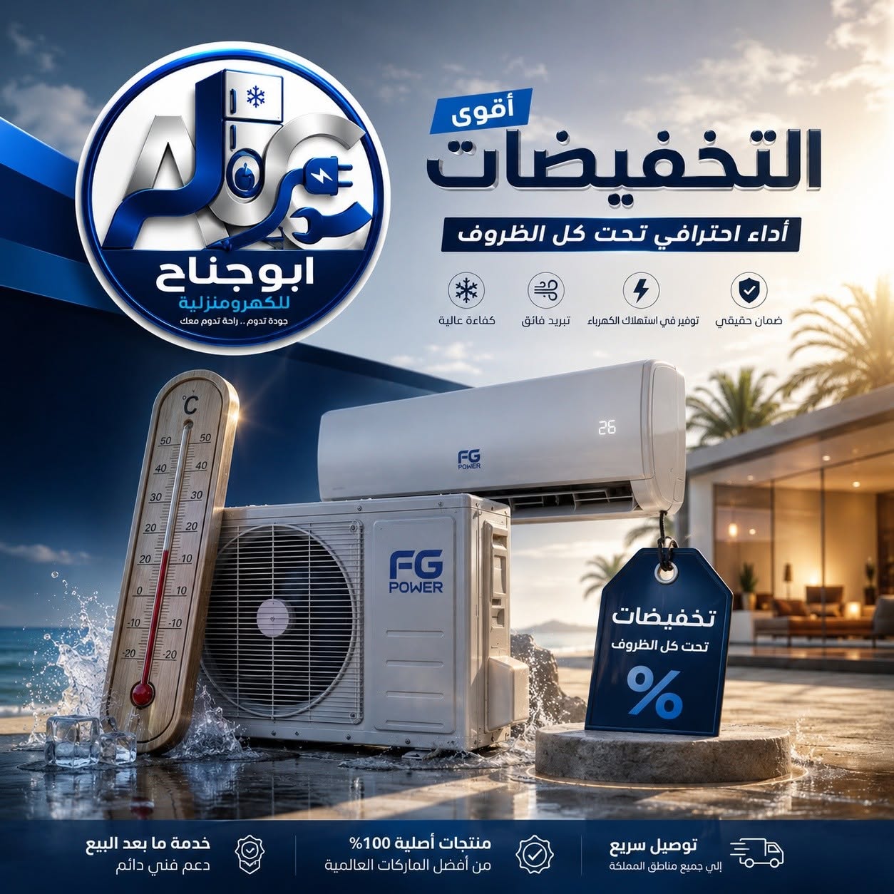 مكيف 18 PTU - اف جي باور CH