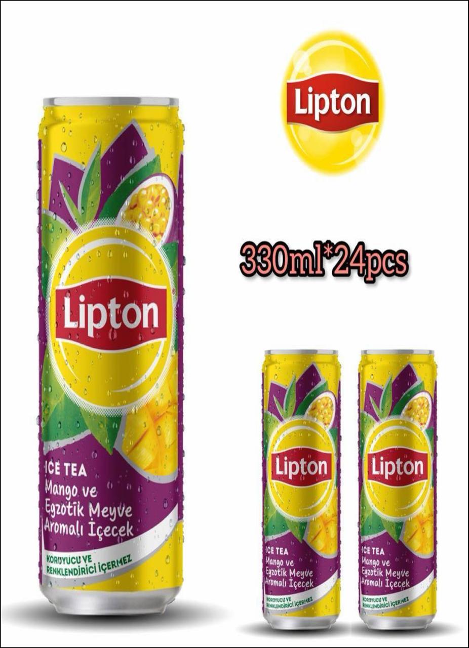 جای لیپتۆن مانگۆ 330 مل * 24 عدد