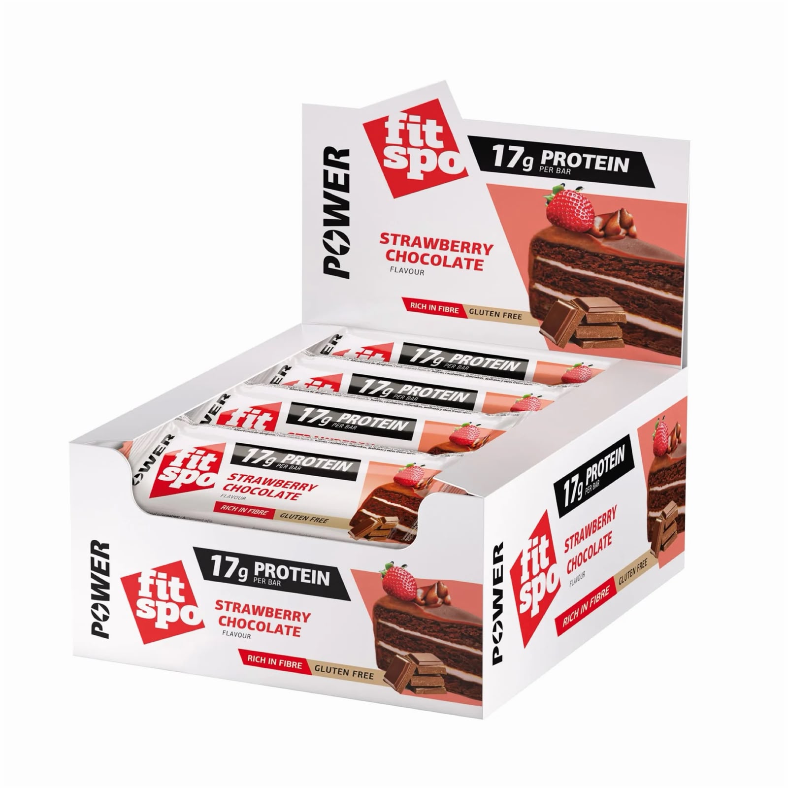 FISPOP PROTEIN STREAWBERRY  50 G * 12 ADD