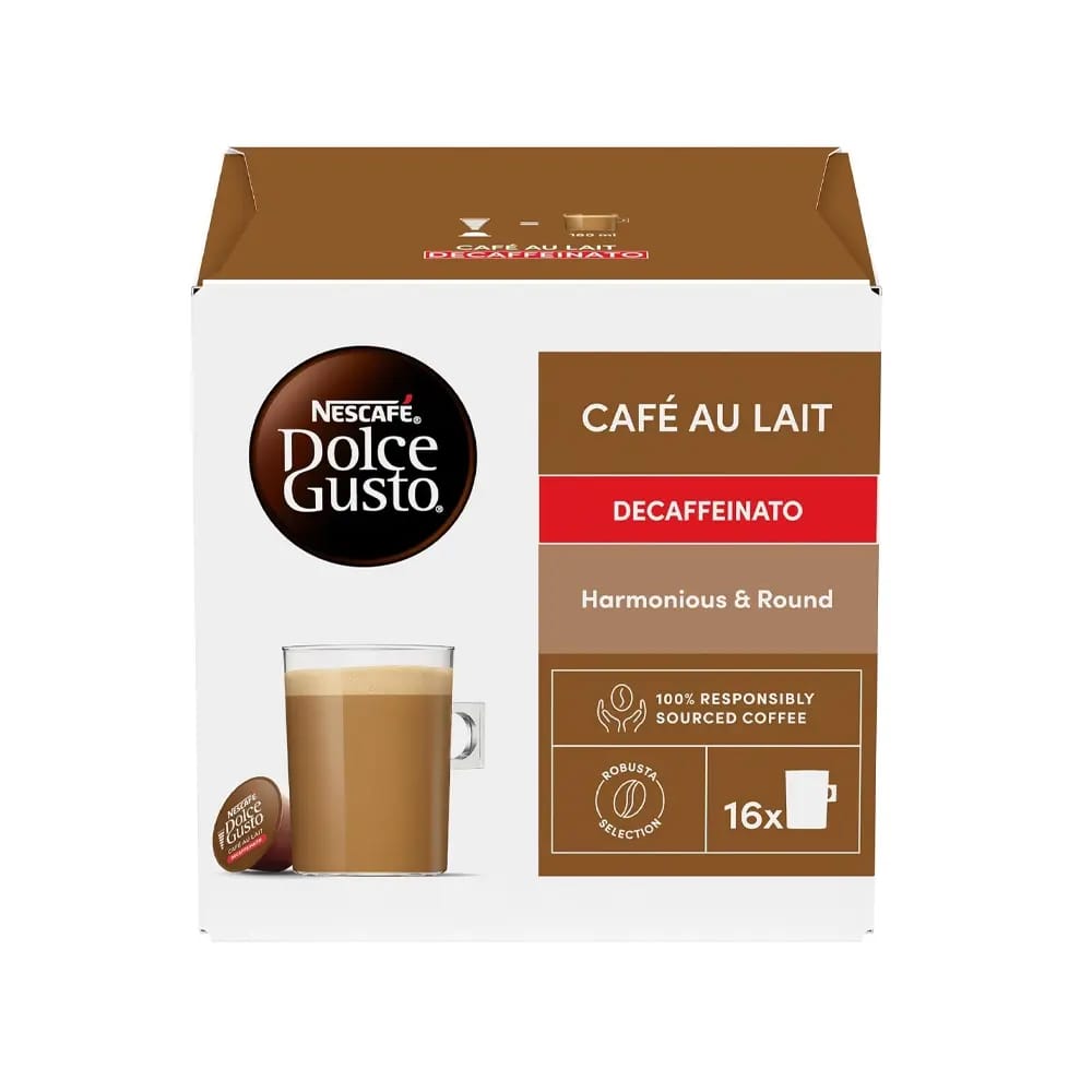 DOLCE GUSTO  CAFE AU LAIT DECAFFINATO 160G *3 ADD