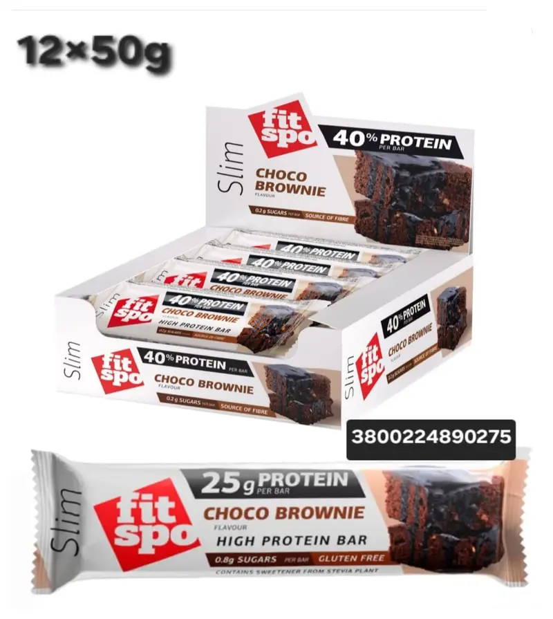 FISPOP PROTEIN CHOCO BROWN 50 G * 12 ADD
