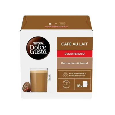 DOLCE GUSTO  CAFE AU LAIT DECAFFINATO 160G *3 ADD