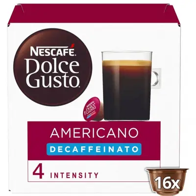 DOLCE GUSTO  AMERICANO 4  DECAFFINATO 128G *3 ADD