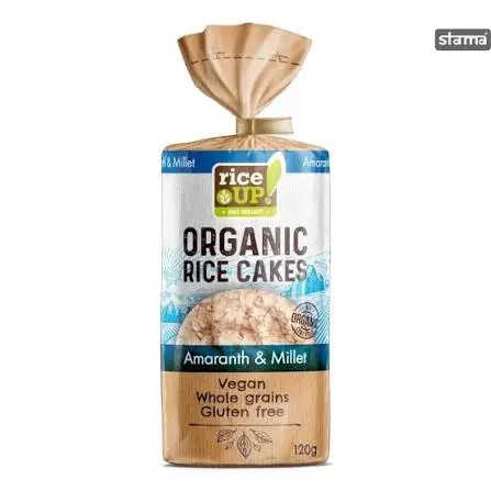 BROWN RICE CAKES amaranth & millet   120G * 12 ADD