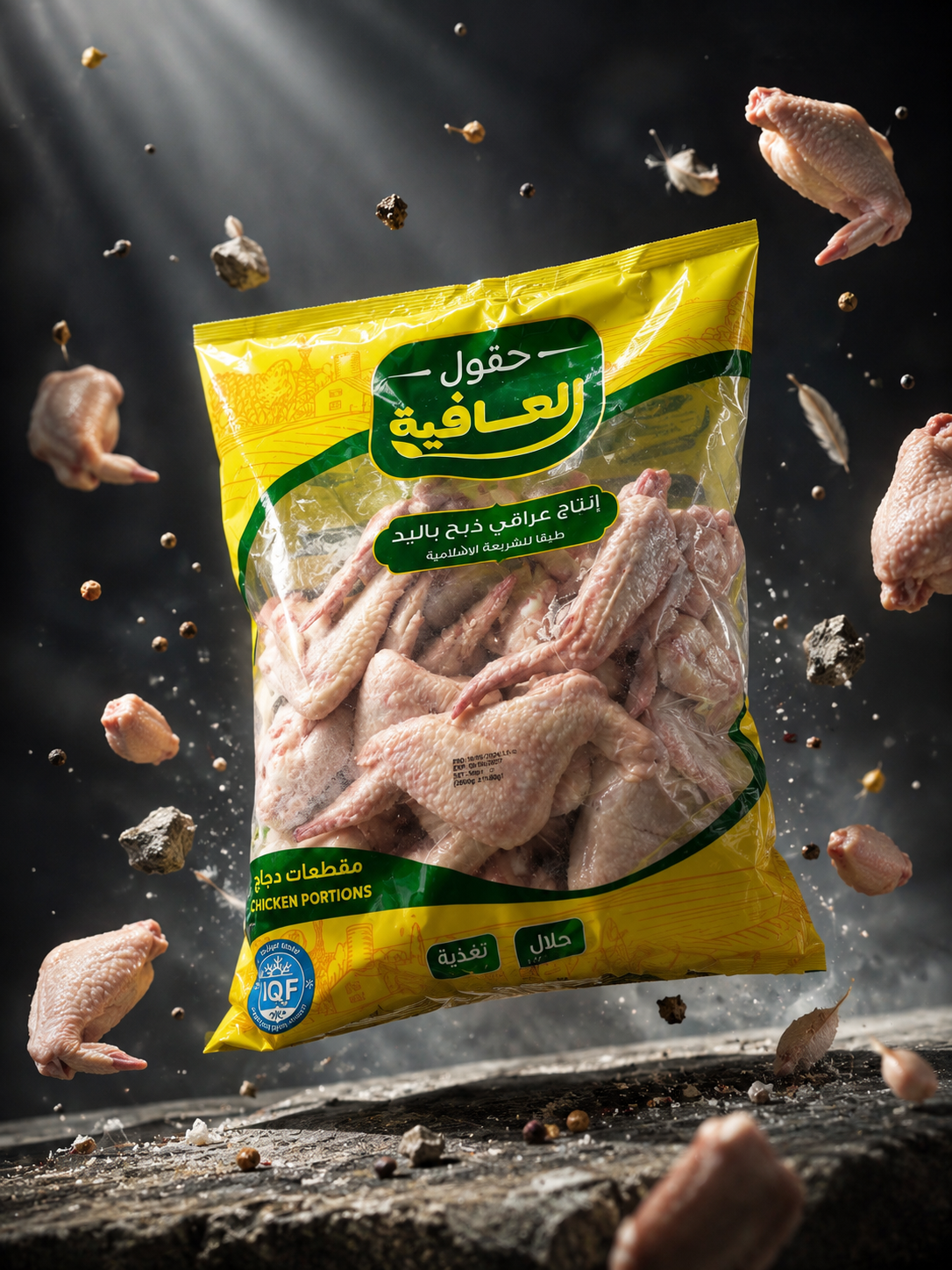 اجنحة دجاج حقول العافية 2000 غم* 4 عدد