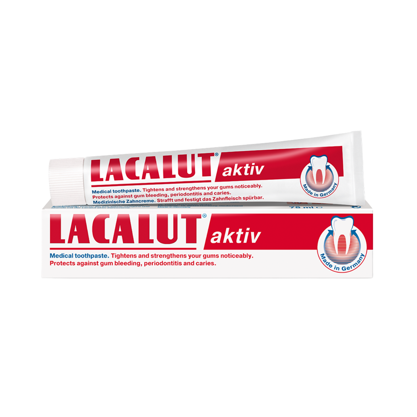 LACALUT Aktiv Gum Protection & Gentle white tooth paste 75ml