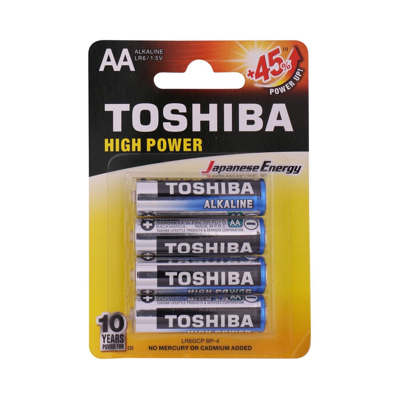 Toshiba battery AA 1.5V