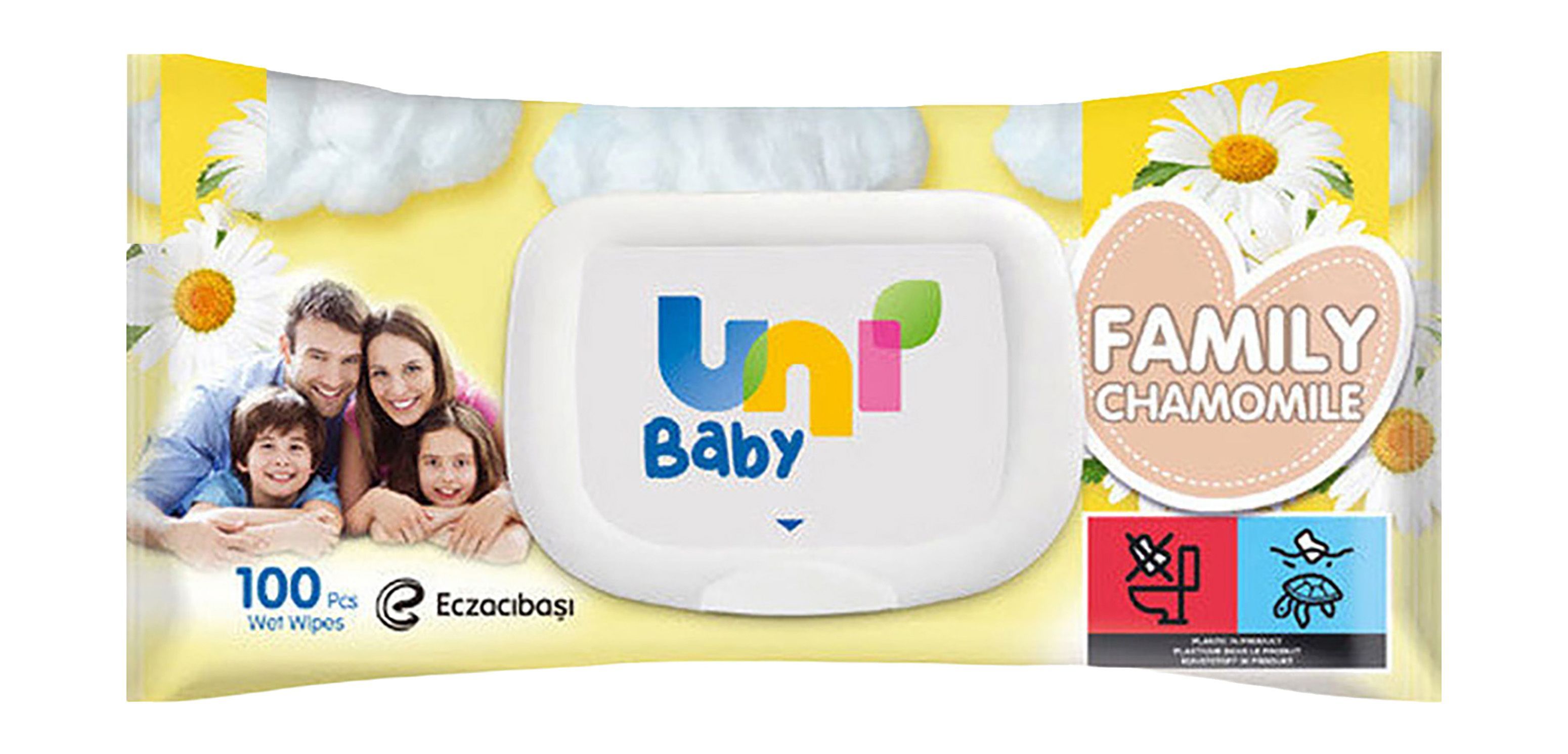UNI baby wet wipes 100 pcs