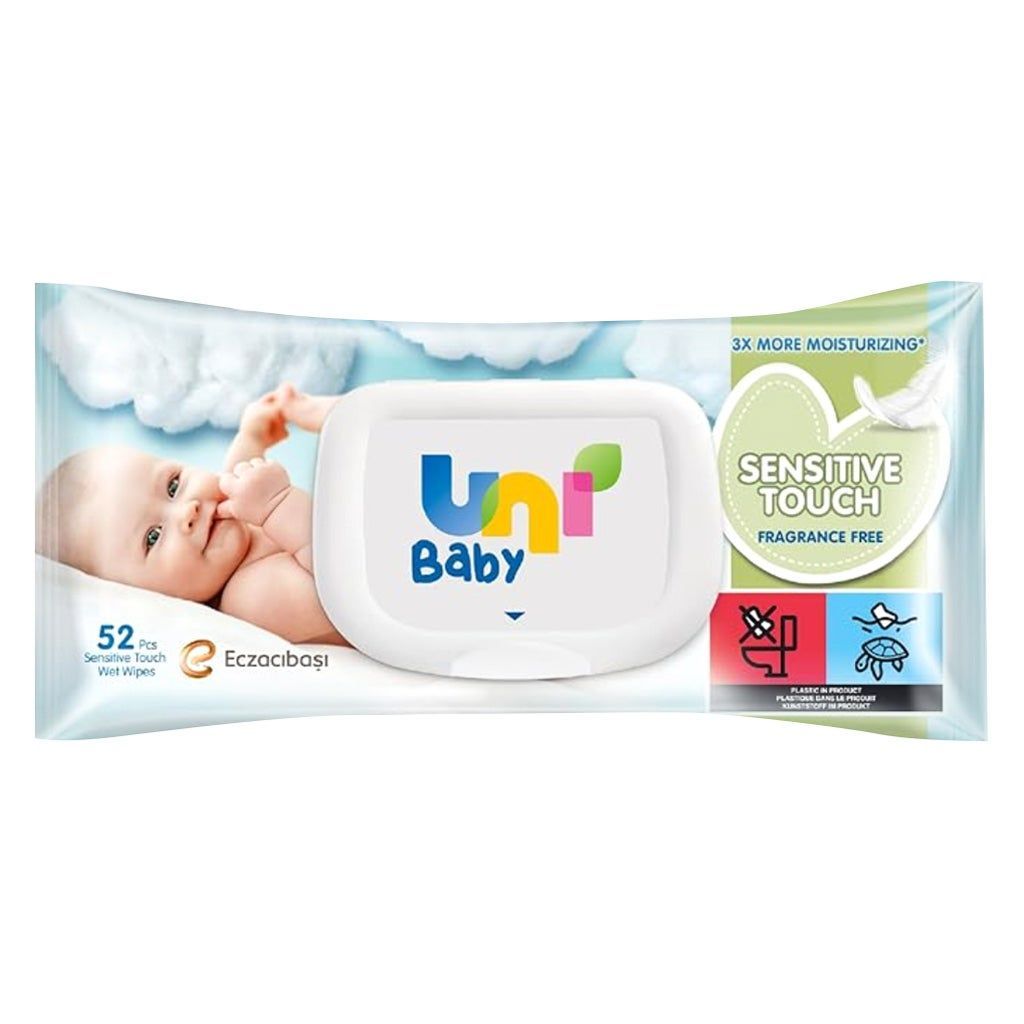 UNI baby wet wipes 52 pcs