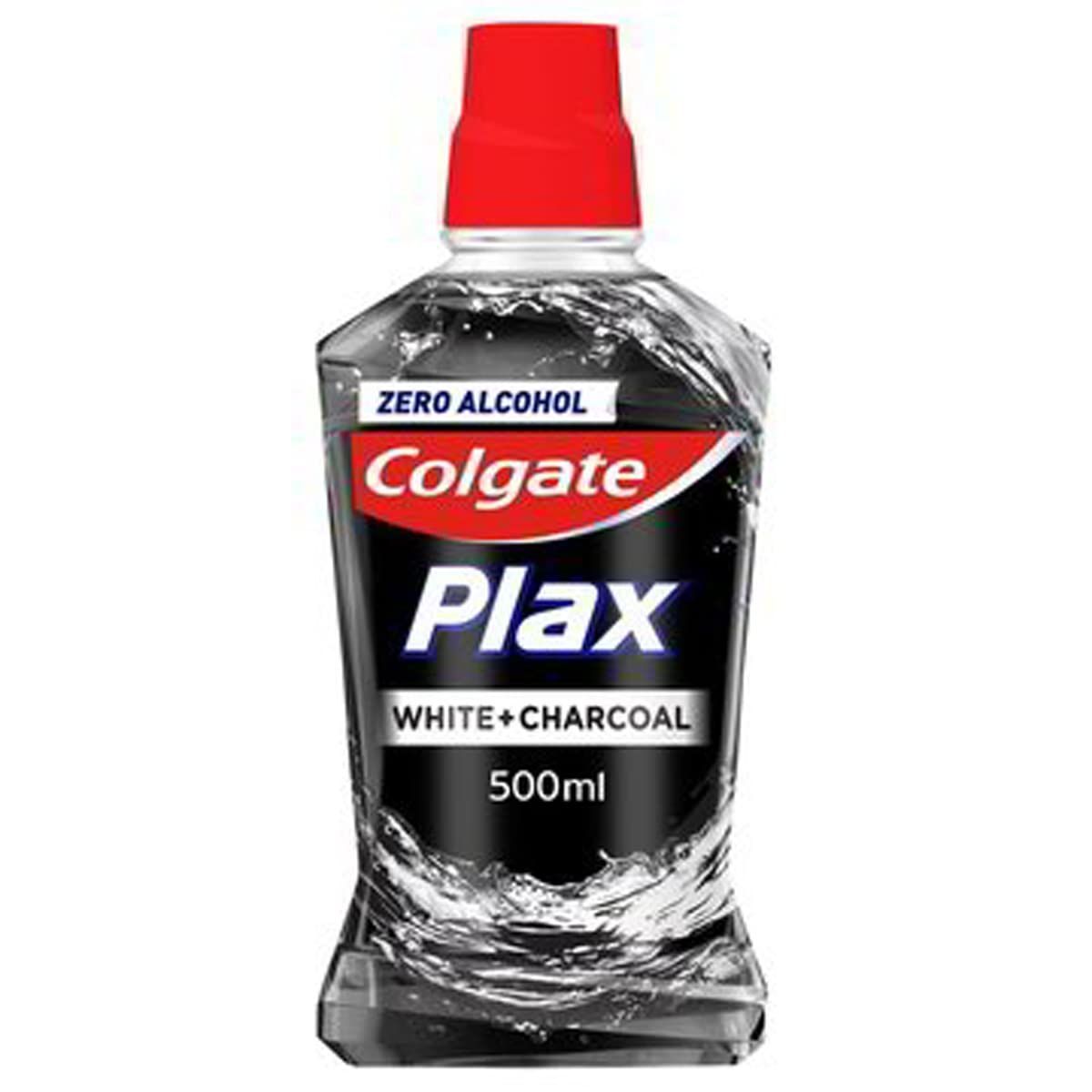 Colgate mouthwash plaxwhite & protect charcoal 500ml