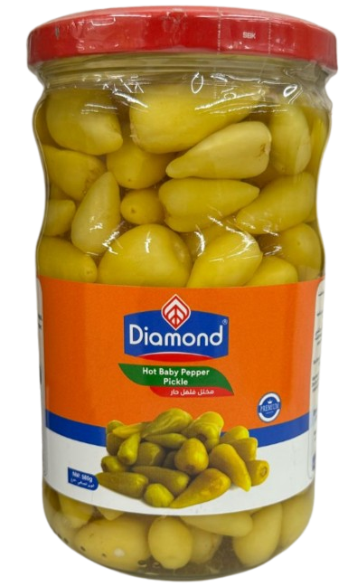 Diamond Hot Baby papper pickle 650g