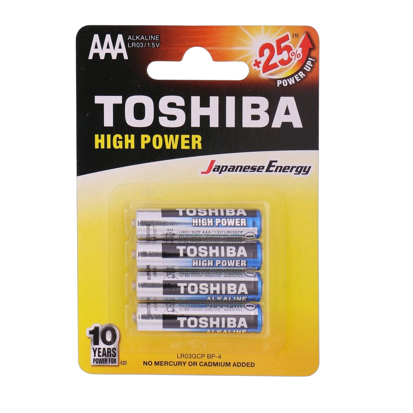 Toshiba battery AAA *4