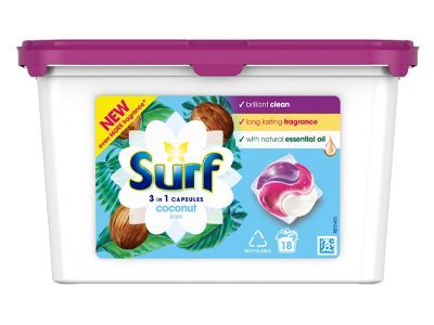 SURF 3in1 capsules coconut *18