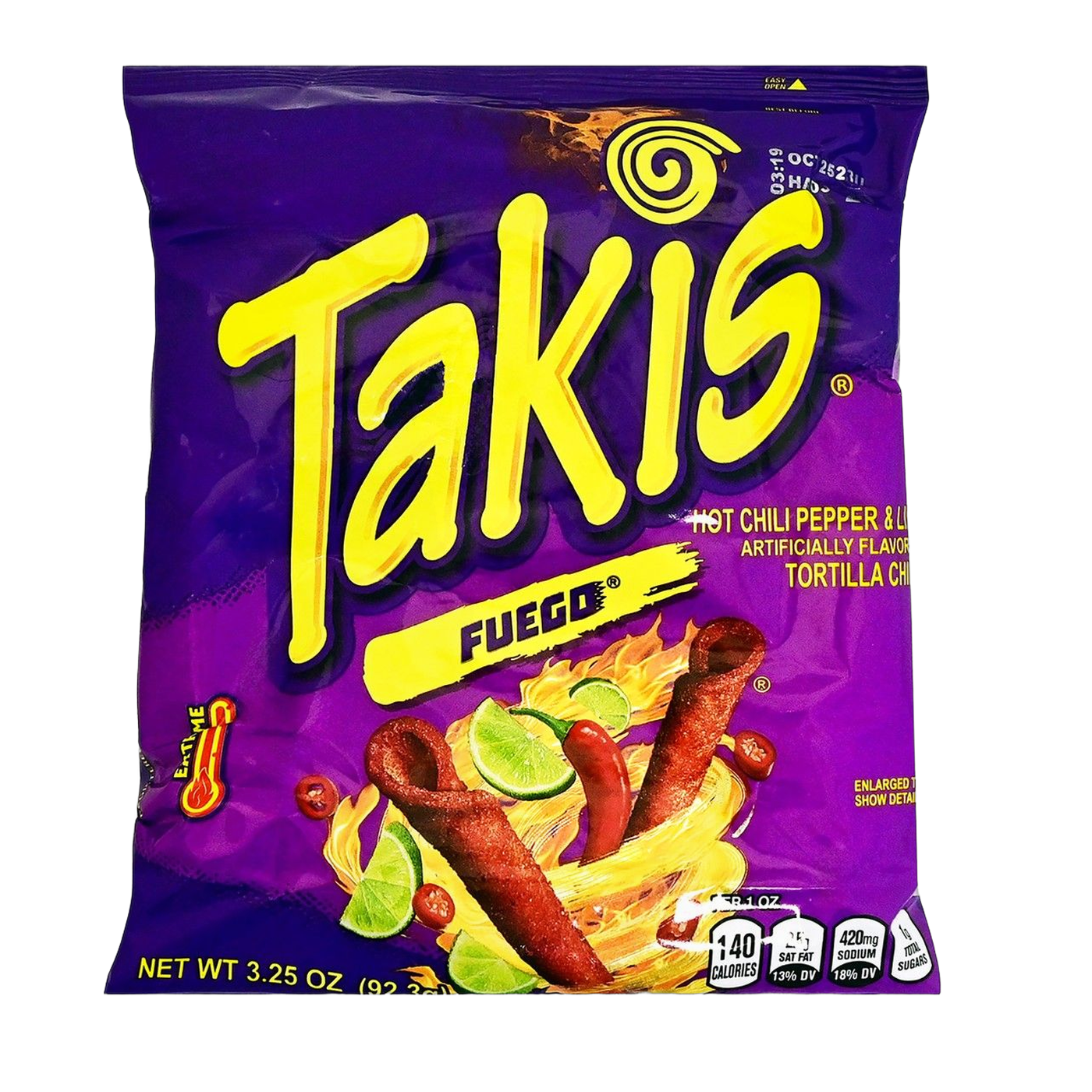 Takis fuego 92.3g