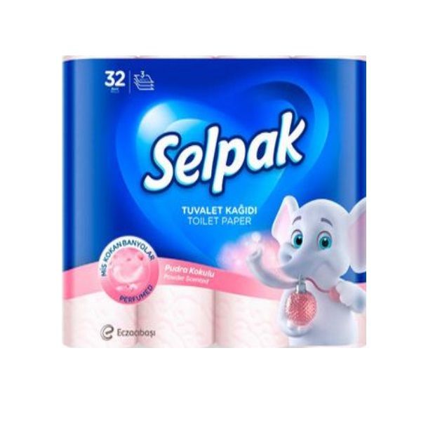 selpak pink كلينكس تواليت 32 رؤل