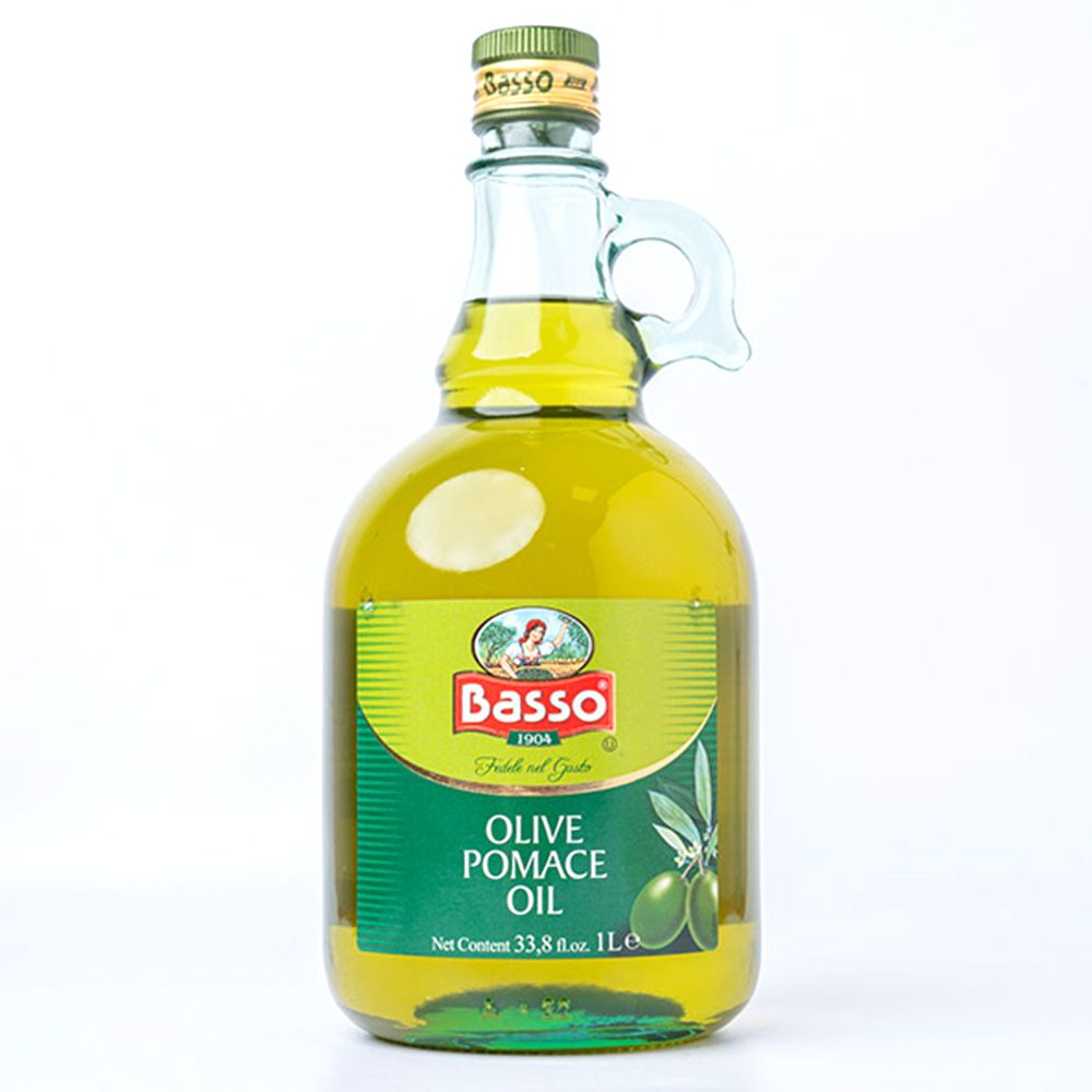 Basso Olive Pomace Oil 1 litr glass