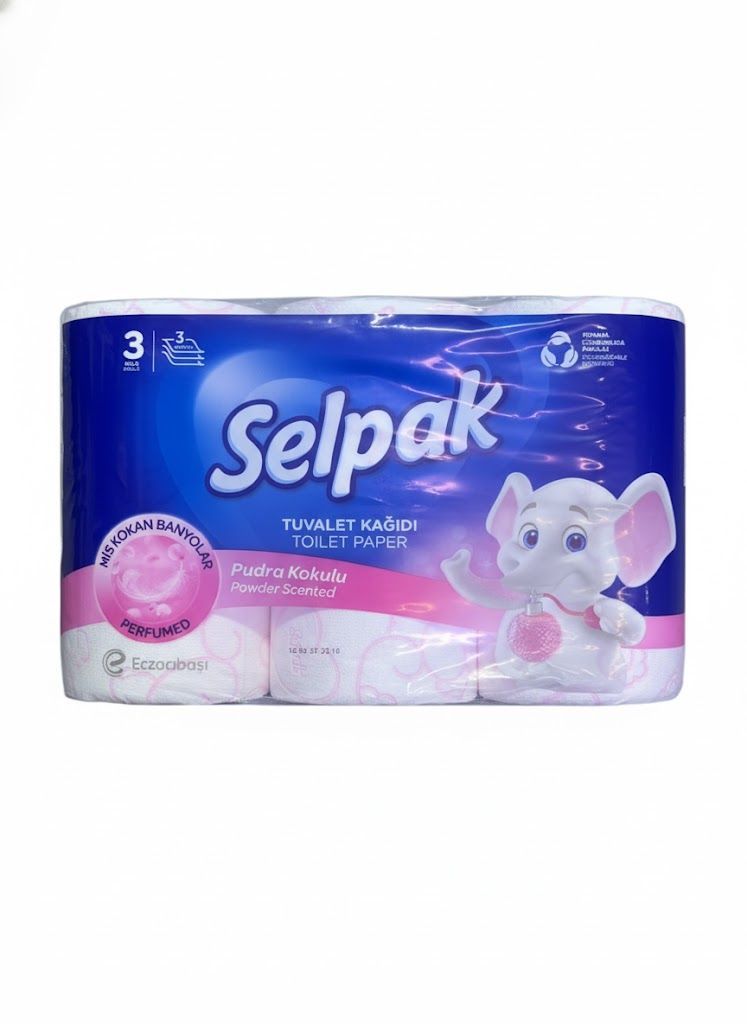 selpak pink كلينكس تواليت 12 رؤل