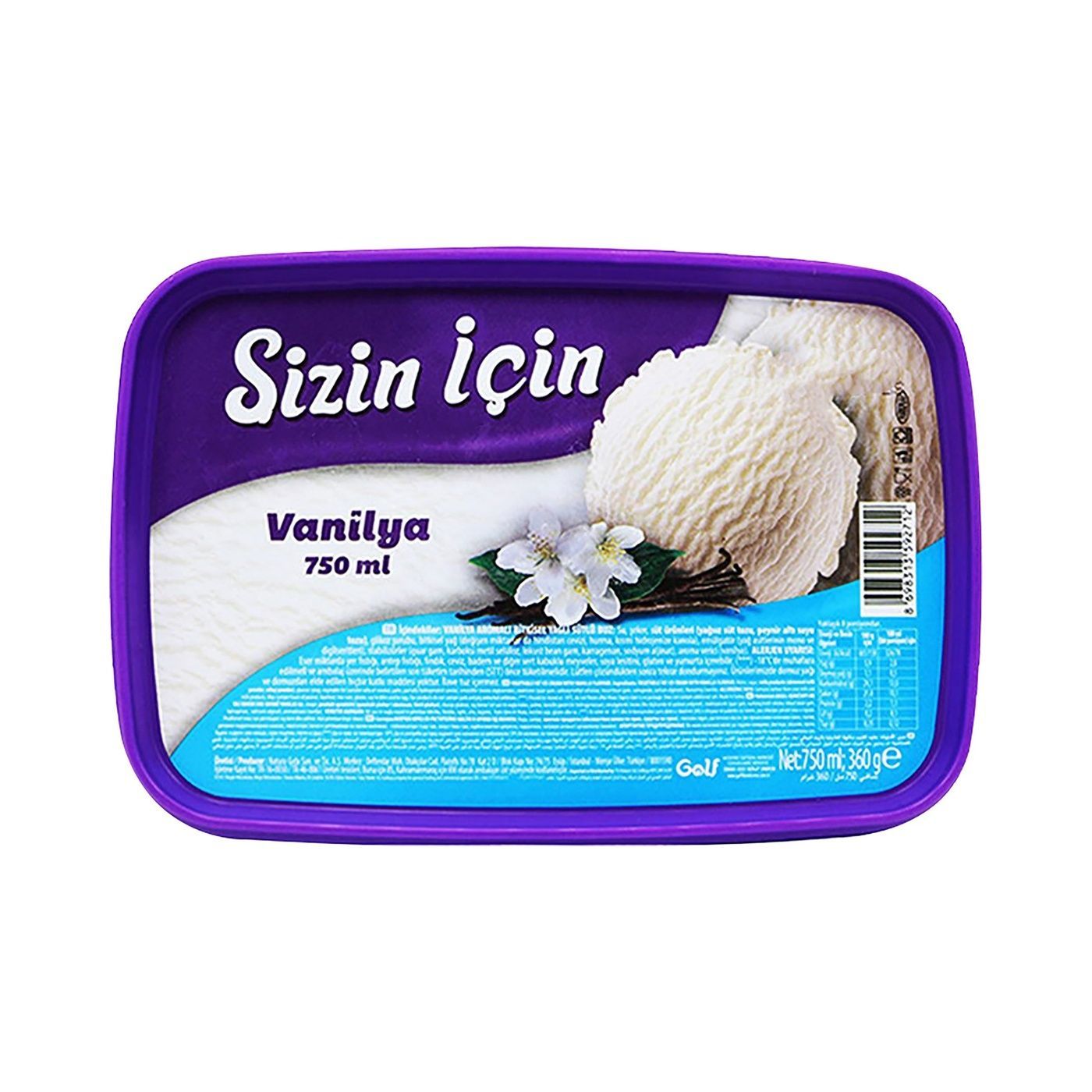 GOLF ice cream قاث عائلى 360 غم