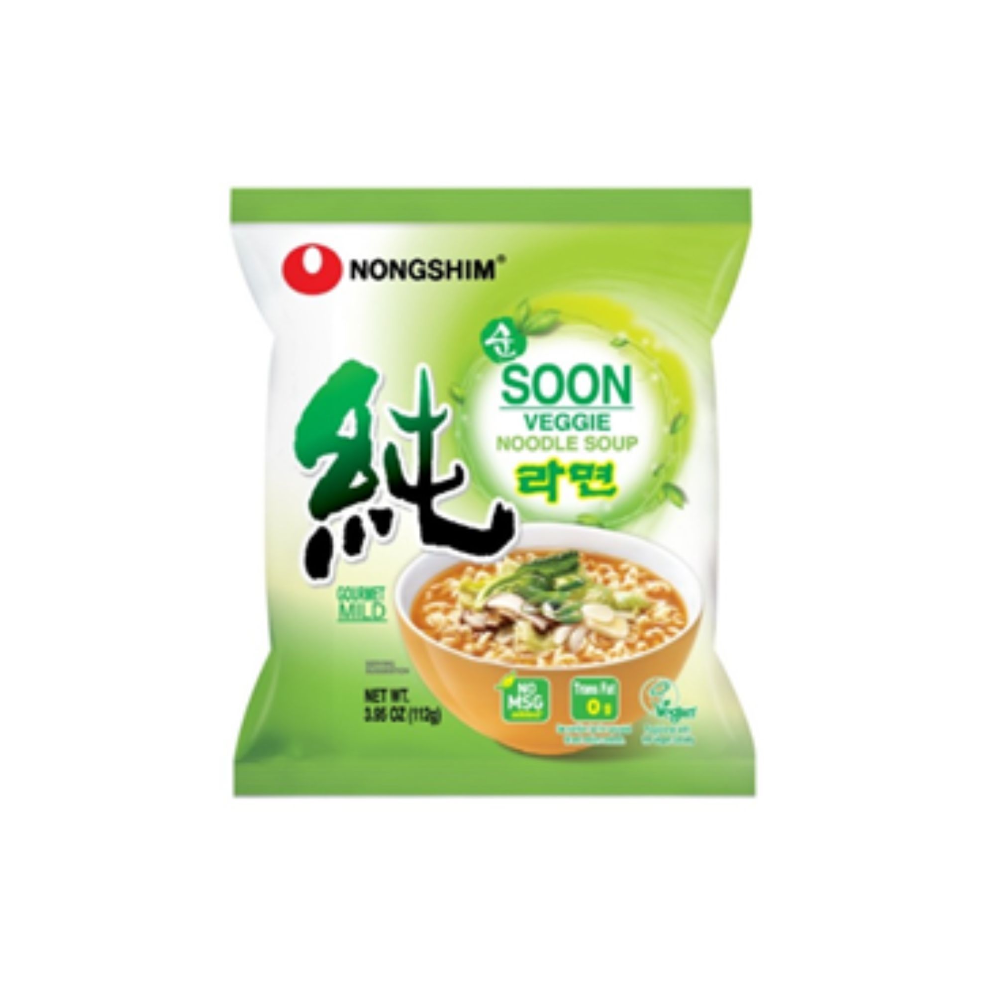 nongshim Soon veggie ramyun اندؤمى 112غم
