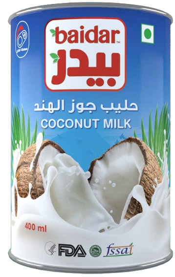 baidar حليب جوز الهند 400مل