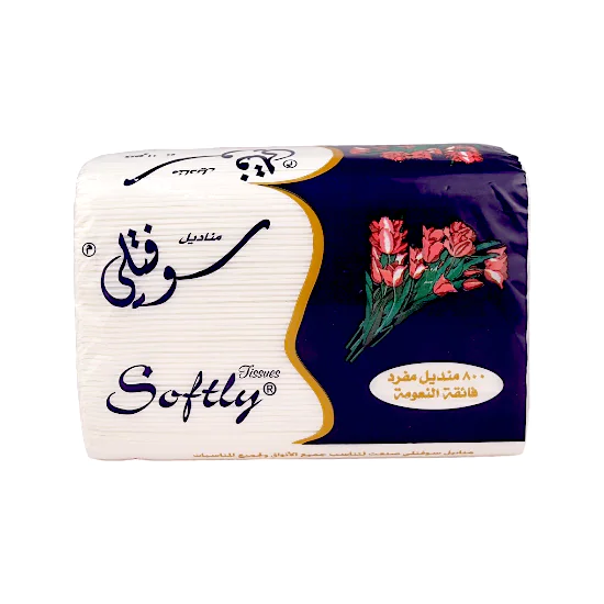مناديل سوفتلي 800 منديل